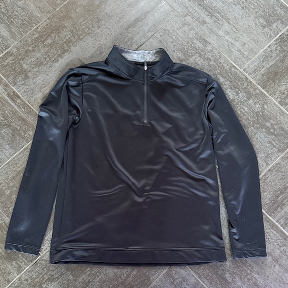 adidas Other - Adidas Golf Black 3/4 Quarter Zip Pullover Mens XL
